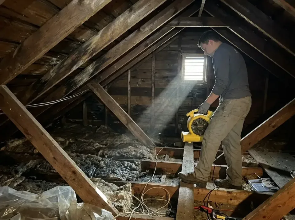 attic-water-damage-drying-proc-007 — frequently asked questions, Emergency Water Extraction & 24/7 Flood Response in Grant,…